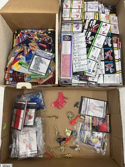 Cut Out Packs of Transformers, Instructions Booklets Some Weapons image