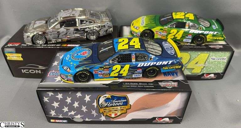 Jeff Gordon Diecast Car Collection - #24 DuPont, Axalta - 1:24 Scale image