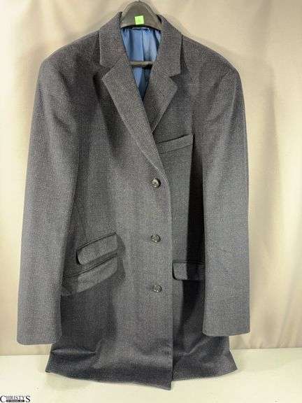 Navy Blue Tommy Hilfiger Size L44 Coat image