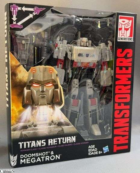 2016 Hasbro Transformers Titans Return Doomshot & Megatron Action Figure image