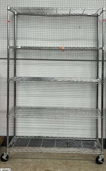 5 Shelf Metro Rack on Casters - 48" x 18" x 76"