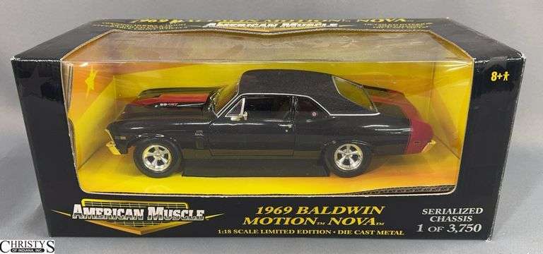 American Muscle 1969 Baldwin Motion Nova 1:18 Scale Die Cast Car image