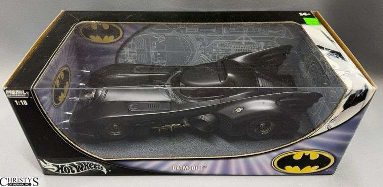 Hot Wheels 1:18 Scale Batmobile Diecast Car image