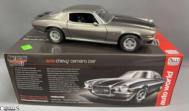 Auto World American Muscle 1970 Chevy Camaro Z28 Diecast Car image