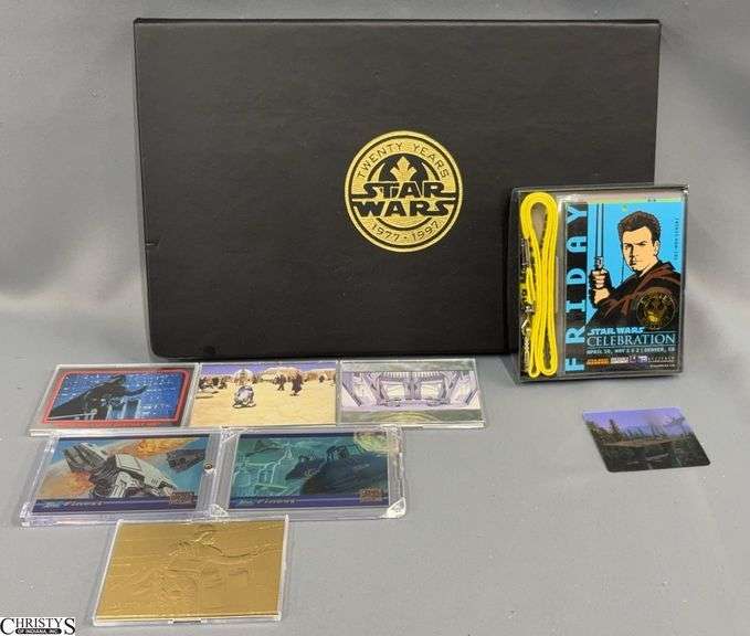 Star Wars Cards, All Access Passes, 1977-1997 Twenty Years Gold Gard Set image