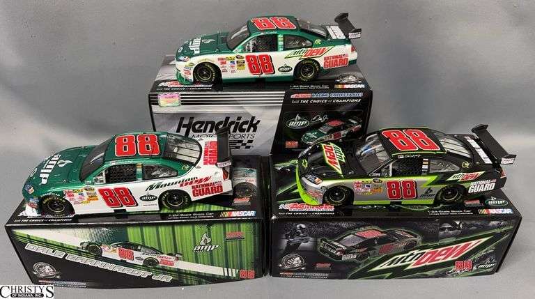 Dale Earnhardt Jr. #88 Impala SS 1:24 Scale Diecast Cars - Three Car Lot image
