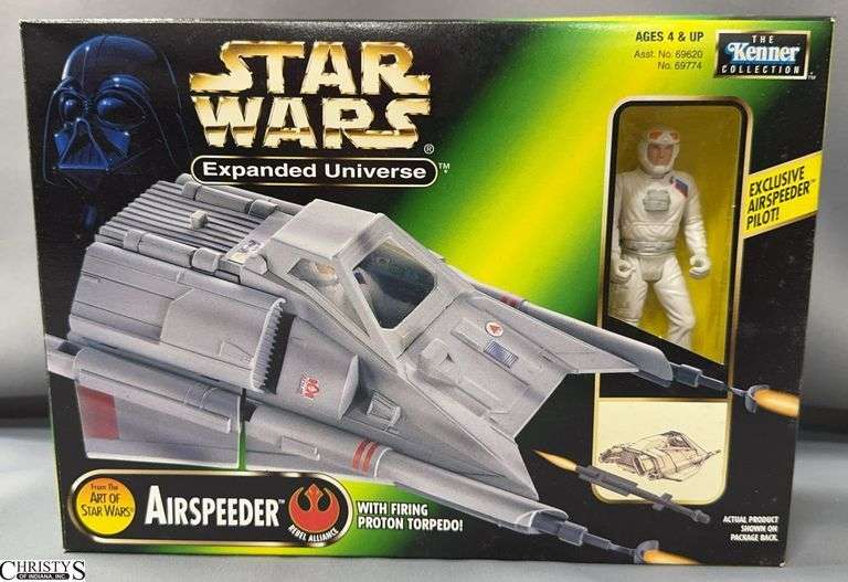 Star Wars Expanded Universe Airspeeder with Pilot 1997 Kenner Collection image