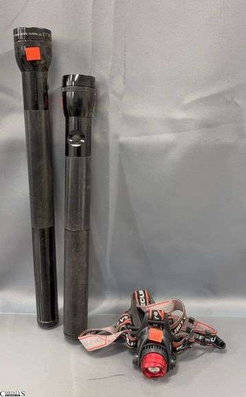 Mag Lite and Brinkman Flashlights, Head Lamp image