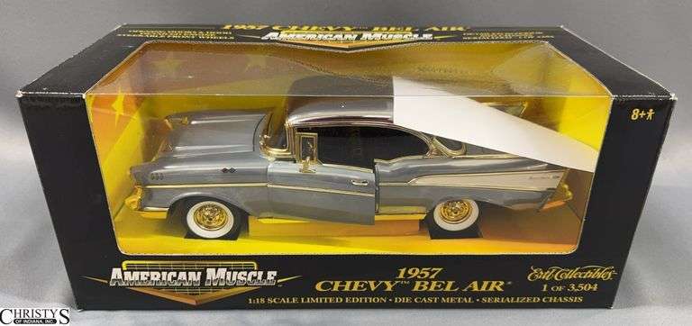 American Muscle 1957 Chevy Bel Air 1:18 Scale Diecast image