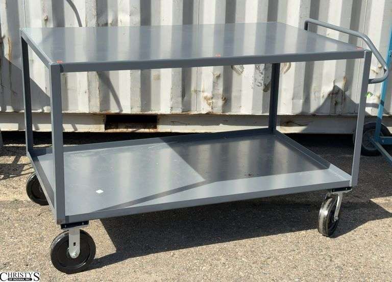 Jamco Industrial 2 Tier Work Cart on Casters - 37" x 66" x 40" image
