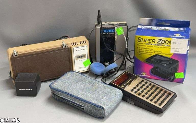 Vintage Electronics, Cassette Player, Battery Charger, Super Zoom For Game Boy Pocket image