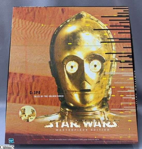 1999 Star Wars C-3PO Limited Edition Deluxe Illustrated History and Exclusive Large Collector Figure image