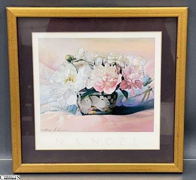 Signed Nancy Noel Framed Print - 9" x 9.5" of frame image