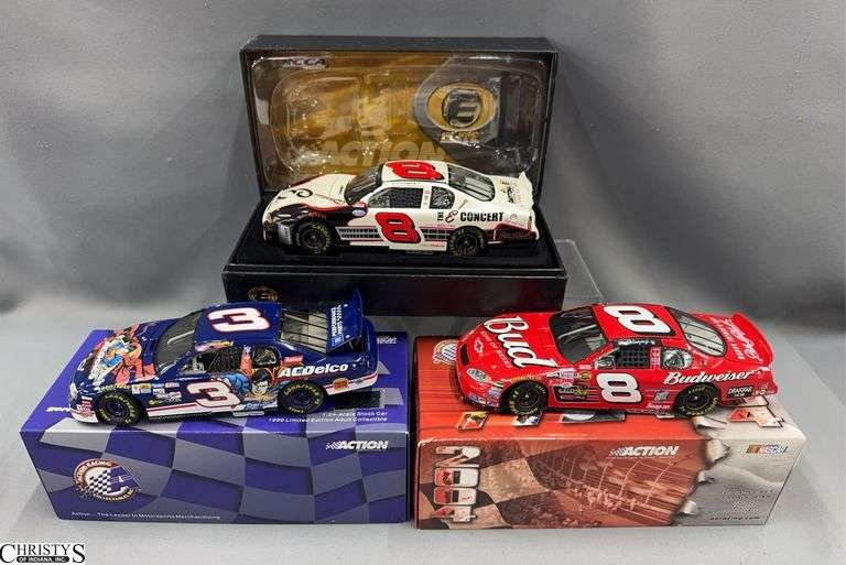 Dale Earnhardt Jr. and Sr. Diecast Car Collection image