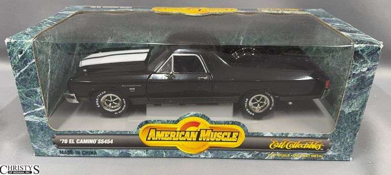 Ertl American Muscle 1970 El Camino SS454 Diecast Model Car 1/18 Scale image