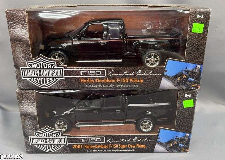 Ertl Collectibles Harley-Davidson F-150 Pickup Truck - Lot of 2 image