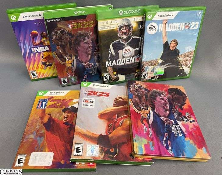 Bundle of Xbox Sports Games: Madden & NBA 2K Series, Metal 2K22 is Empty image
