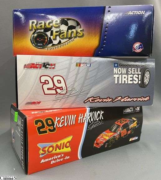 Lot of Three Kevin Harvick 1:24 Scale Stock Cars image