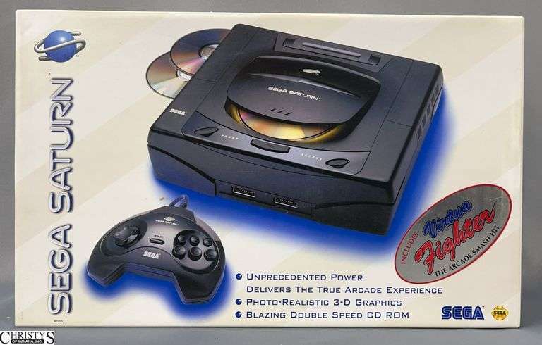 Sega Saturn Console - Model MK-80000 with Original Box image