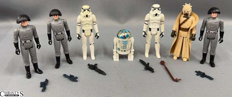 Star Wars 1977 GMFGI Hong Kong Action Figure Grouping image