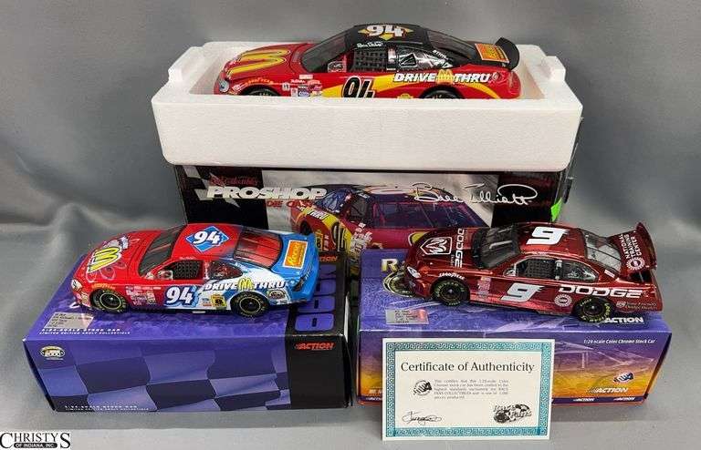 Bill Elliott #9 & #94 Race Car Diecast Lot image