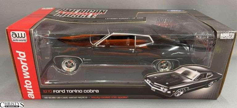 1970 Ford Torino Cobra 1:18 Scale Die-Cast Metal Replica image