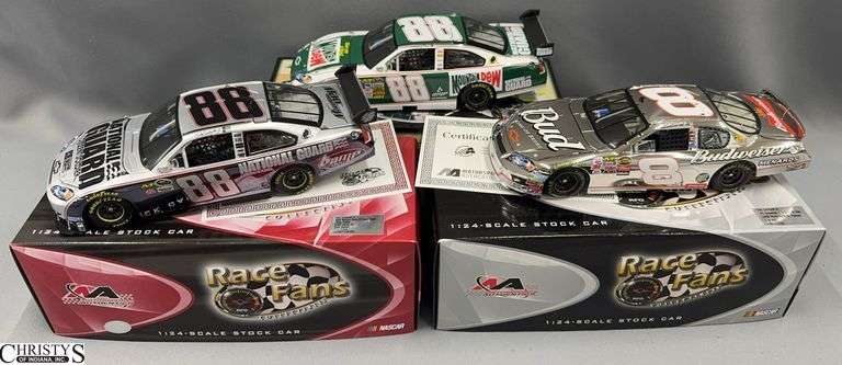 Dale Earnhardt Jr. #8 and #88 1:24 Scale Diecast Race Cars image