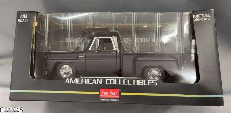 Sun Star American Collectibles 1965 Chevrolet C-10 Stepside Pickup Lowrider 1:18 Scale Die-Cast Model Truck image