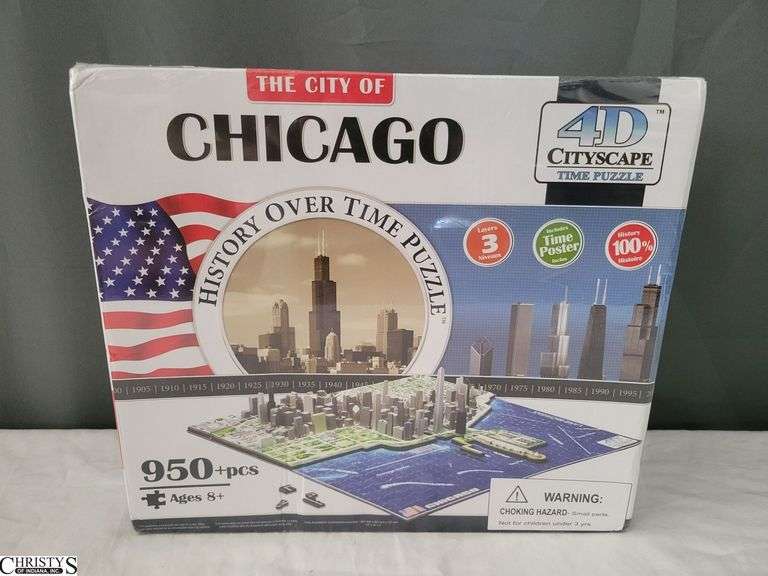 Chicago 4D Cityscape Puzzle