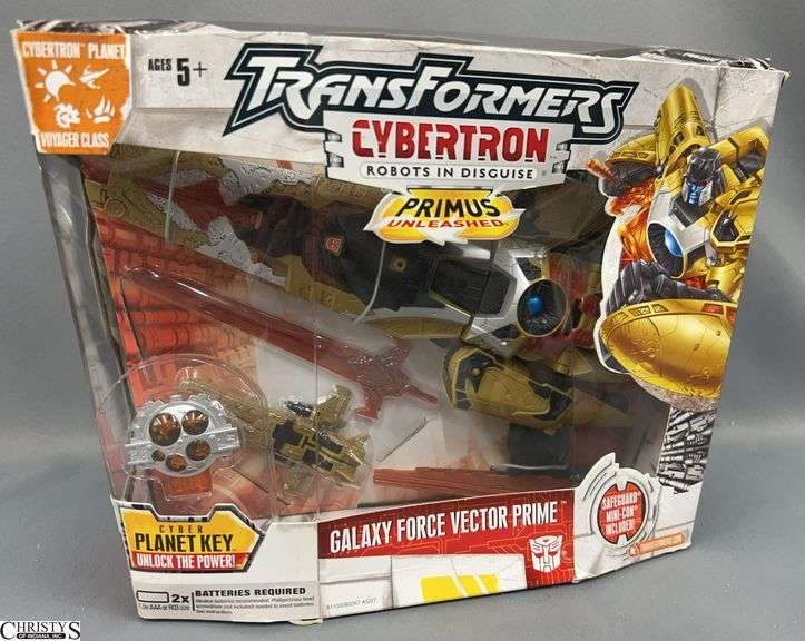 2006 Transformers Cybertron Galaxy Force Vector Prime Action Figure image