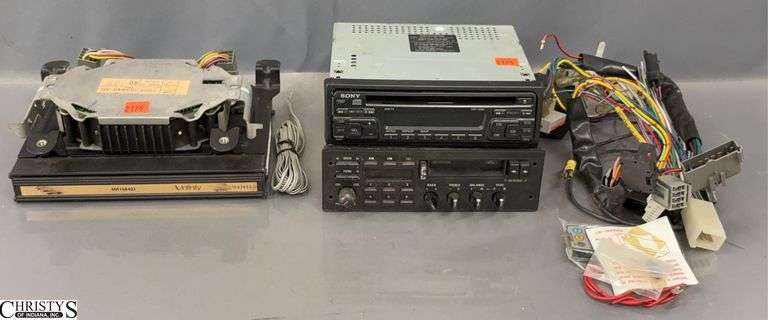 Car Radios, Parts and Pieces - Sony, Ford, Infinity - 8.5" of largest image