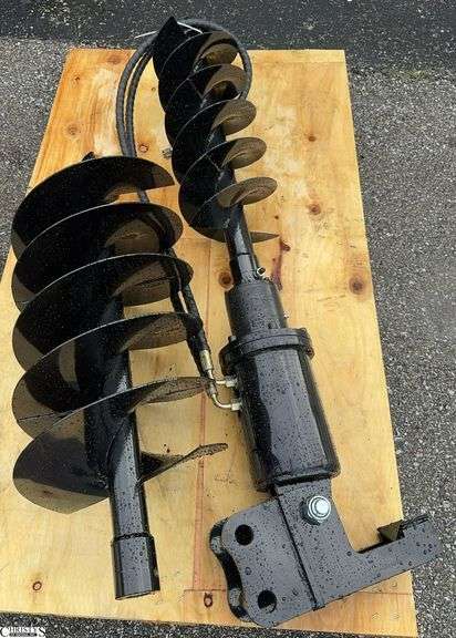 Mini Excivator Auger with 8" and 12" Bits image