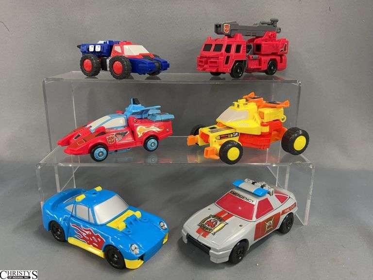 Vintage Transformers, Hosehead, CrossHairs, Headmaster Siren, Shure shot, Nightbeat image