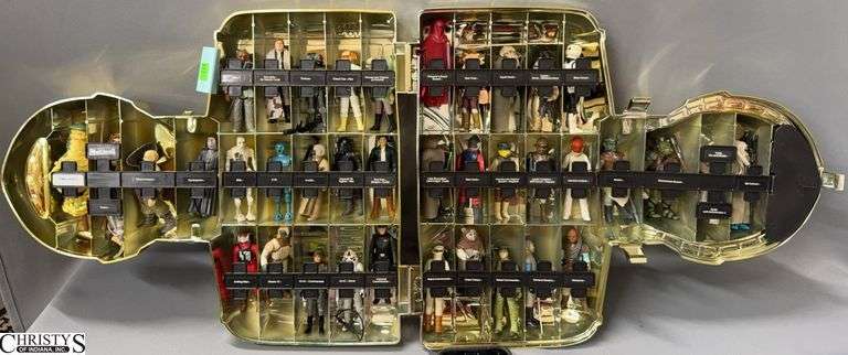 1983 C-3PO Action Figure Case with 40 Action Figure, and Accessories image