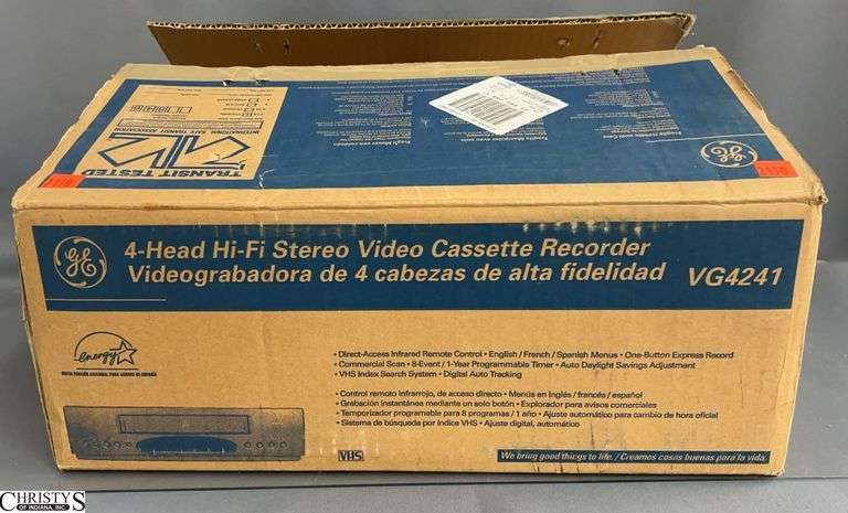 GE VHS Player - 15" x 13" approx image