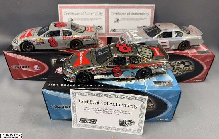 Dale Earnhardt Jr. #8 Budweiser 2006 Monte Carlo SS Chrome Diecast Car Collection image