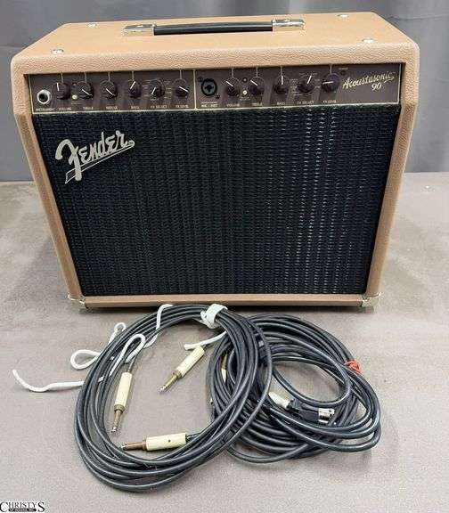 Fender Acoustasonic 90 Guitar Amplifier. Inside Box Has a Smoker Smell image