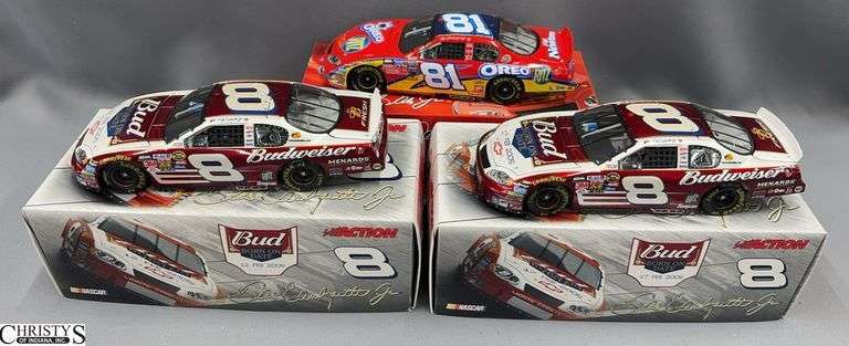 Dale Earnhardt Jr. 2005 Monte Carlo #8 Budweiser and #81 Oreo/Ritz Diecast Cars image