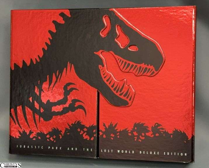 2000 Jurassic Park, and Lost World Deluxe Edition DVD's and Book With COA Set image