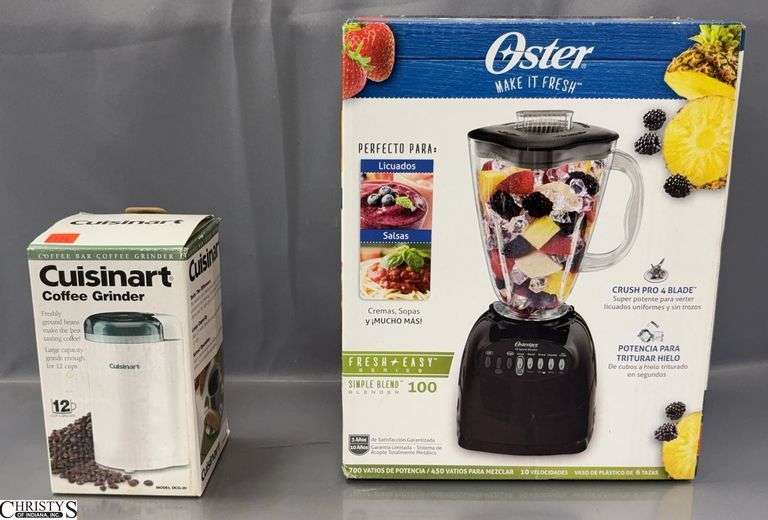 Oster Simple Blend Blender and Cuisinart Coffee Grinder image
