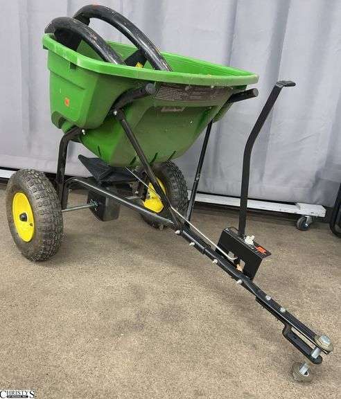John Deere Pull Behind Seeder - 26" x 29" x 44"