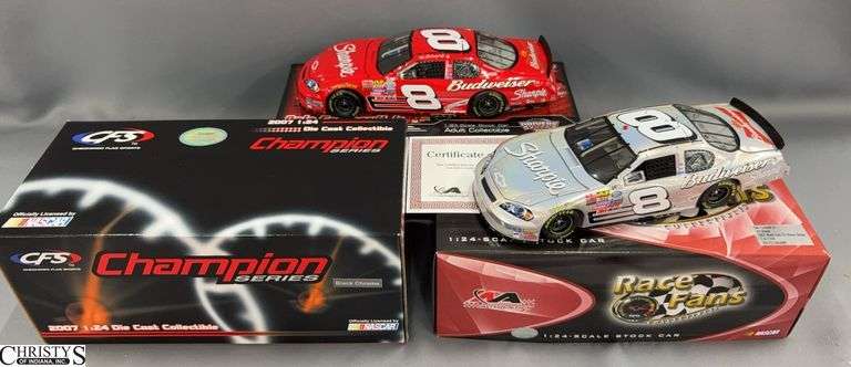 3 Dale Earnhardt Jr. 2007 1:24 Scale Diecast Collectible Race Cars image