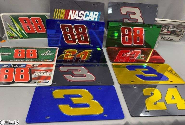 Lot of NASCAR Race Plates Dale Earnhardt Jr. and More image