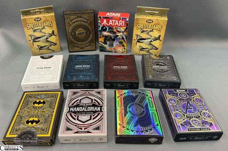 Variety Deck Playing Cards - James Bond, Star Wars, WWII, Atari, Marvel, DC image