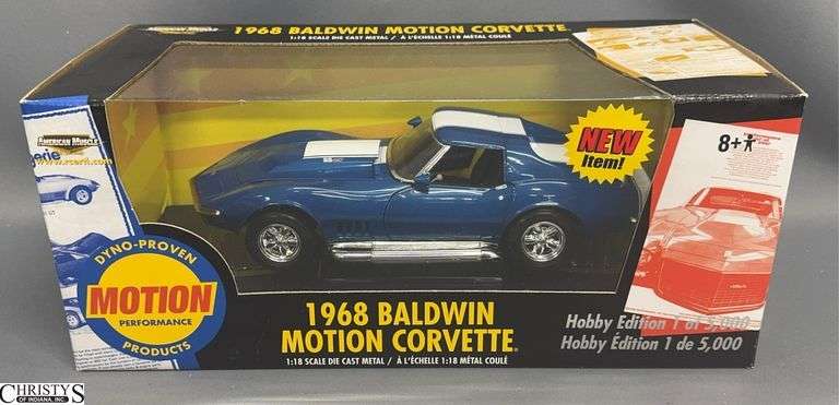 1968 Baldwin Motion Corvette 1:18 Scale Die Cast Model image