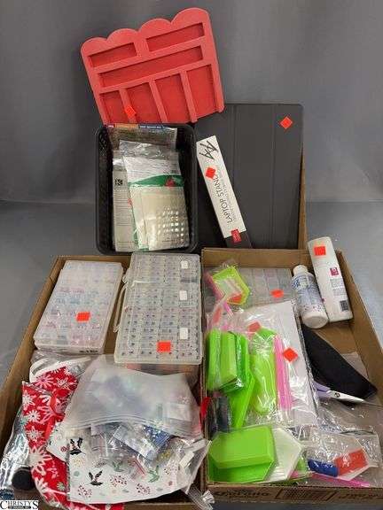 Paint By Diamonds Crafting Items, Tablet Case, Laptop Stand, Organizers with Gems image