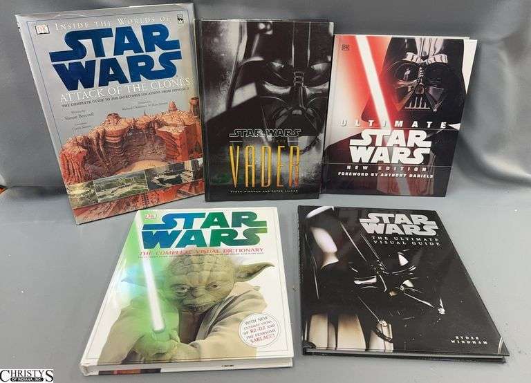 Star Wars Visual Dictionaries and Guides Book Lot image