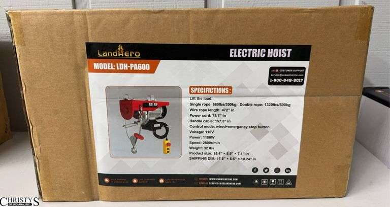 ELECTRIC HOIST LDH-PA600 image