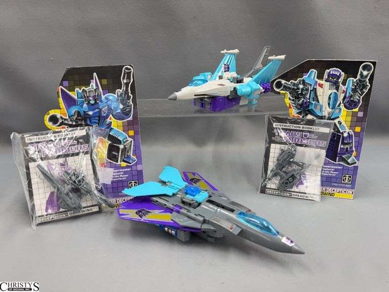 Transformers Dreadwind and Darkwing With Booklets image