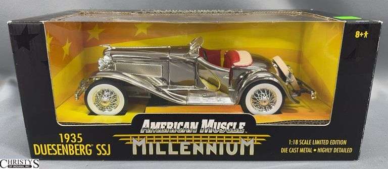 1935 Duesenberg SSJ American Muscle Millennium 1:18 Scale Diecast Model Car image